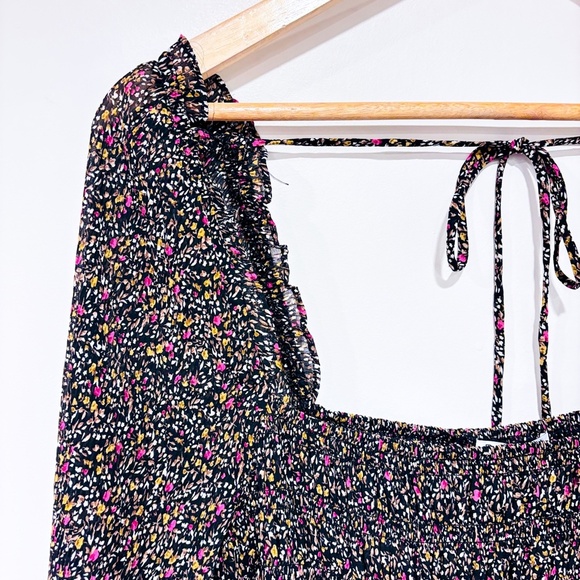 DEX Black floral long-sleeve dress | Romantic everyday piece | X-Large * - Picture 2 of 7